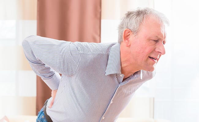 Two therapy methods used for lower back pain treatment