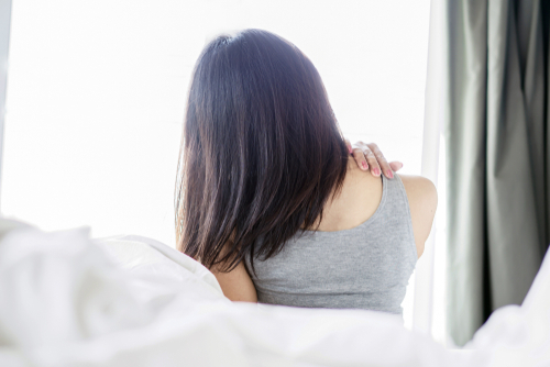 Why do I keep waking up with sore shoulders?