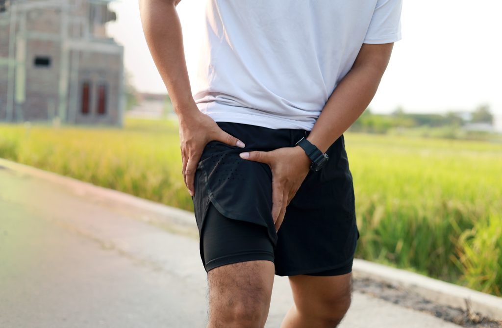 How Long Does a Hip Flexor Strain Take to Heal? AdobeStock 674657635 how long does a hip flexor strain take to heal? hip pain